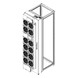 Enfriador de Puerta Trasera / Agua Refrigerada / 42U / 800W / 12 Ventiladores DC / IP20 / 195-277V / Ethernet | SIERRA STORE