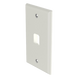 PANDUIT CFP1IW - Placa de Pared Vertical / 1 Puerto Mini-Com / Diseño Plano / 2.75 x 4.5 pulg. / Blanco Mate | SIERRA STORE