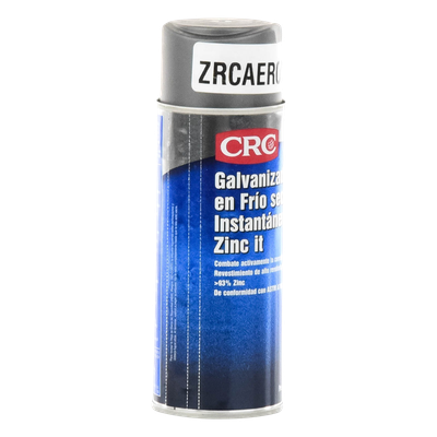 Recubrimiento Zinc en Aerosol / 93% Zinc Puro / 368 gr / Película 76 µ / Acabado Gris Brillante / Protección Anticorrosión | SIERRA STORE