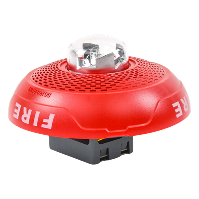 Bocina/estrobo combinado para techo / 25 o 70.7 Vrms / Candela 15 a 177 cd / 400-4000 Hz / Serie L | SIERRA STORE