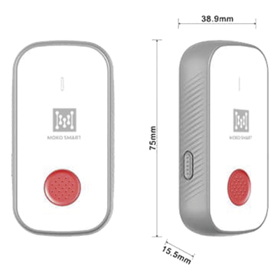 Botón de Pánico IoT / LoRaWAN 5 km / GPS Exterior y BLE Interior / Batería Recargable 540 mAh / IP66 | SIERRA STORE