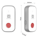 Botón de Pánico IoT / LoRaWAN 5 km / GPS Exterior y BLE Interior / Batería Recargable 540 mAh / IP66 | SIERRA STORE