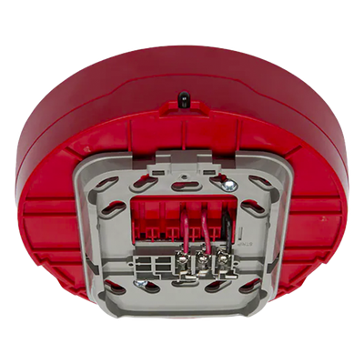 Base AV inalámbrica direccionable / Montaje en techo / Color rojo / Red malla Clase A / Serie L System Sensor / Paneles ES-200X | SIERRA STORE