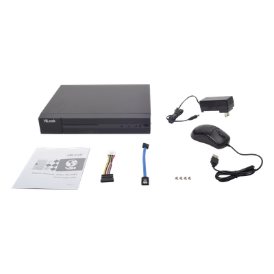 HiLook by HIKVISION DVR-204G-F1 - DVR 1080P Lite Pentahibrido / 4 Canales TURBOHD + 1 Canal IP / 1 Bahía de Disco Duro / H.264+ / 1 | SIERRA STORE