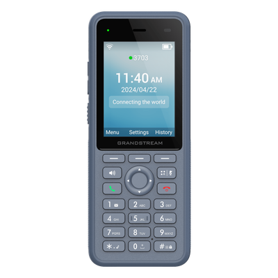 Teléfono IP Wi-Fi Inalámbrico / Wi-Fi 6 Doble Banda / IP69K / Batería 3000 mAh / 4 Vías Conferencia / Bluetooth / USB-C | SIERRA STORE