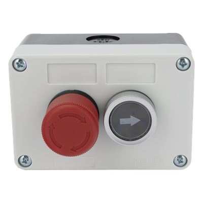 ACCESSPRO XBS-SW-23 - Botonera de Control / Doble Canal / IP40 / Contactos NC/NO / -20 a 50 °C / Barreras y Operadores Vehiculares | SIERRA STORE