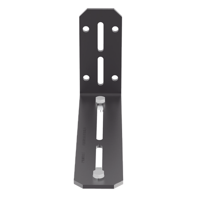 PANDUIT FR6LB - Soporte en L / Montaje Pared o Gabinete / Canaletas 6x4 y 4x4 / Acero Negro / 8.88 x 2 pulgadas | SIERRA STORE