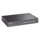 Switch PoE+ / 8 Puertos Gigabit / 126W Total / 30W por Puerto / Escritorio o Rack | SIERRA STORE