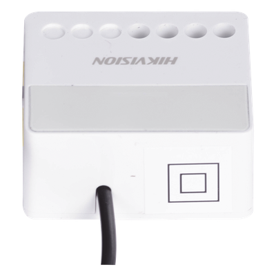 HIKVISION DS-PM1-O1H-WB - Relevador Inalámbrico / Control Remoto 433 MHz / 100-240 VCA / 13 A Máx. / LED Estado | SIERRA STORE