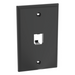 PANDUIT CFP1BL - Placa de Pared Vertical / 1 Puerto / Mini-Com / Diseño Plano / ABS / 2.75 x 4.5 in / Negro | SIERRA STORE