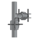Herraje Adaptador Cruzado / Unión Perpendicular / Acero A-36 Galvanizado / Tubos 7/8" a 2" | SIERRA STORE