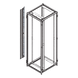 Organizador Vertical de Cables Rack / 48 UR / Acero Negro / Sección 95x208 mm / Capacidad 726 Cables / Fijación Flecha 1.75 pulg | SIERRA STORE