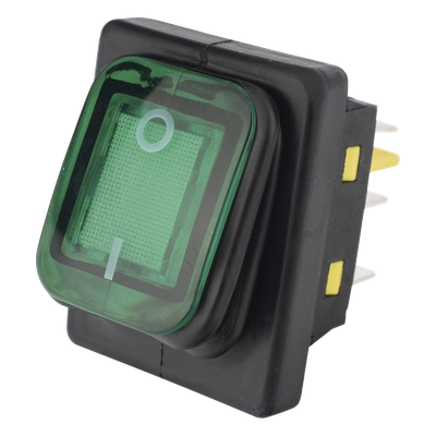 ACCESSPRO APB-03121-G - Interruptor Industrial / LED Verde / IP65 / NO-COM-NC / -40°C a 125°C / 30A / 38 x 28 x 29.5 mm | SIERRA STORE
