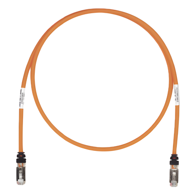 PANDUIT STP6X7OR - Patch Cord Cat6A / Blindado S/FTP / CM/LS0H / 2.13 m (7 ft) / Color Naranja | SIERRA STORE