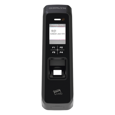 Lector Biométrico / Pantalla LCD / 2000 Huellas / Mifare 13.56 MHz / Bluetooth / Doble Autenticación | SIERRA STORE