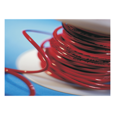 Cable Detector de Calor Lineal / Temperatura Fija 68 °C / Bobina 152 m (498.7 ft) / Recubrimiento Nylon Rojo / Exterior / Guía Acerada | SIERRA STORE