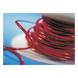Cable Detector de Calor Lineal / Temperatura Fija 68 °C / Bobina 152 m (498.7 ft) / Recubrimiento Nylon Rojo / Exterior / Guía Acerada | SIERRA STORE