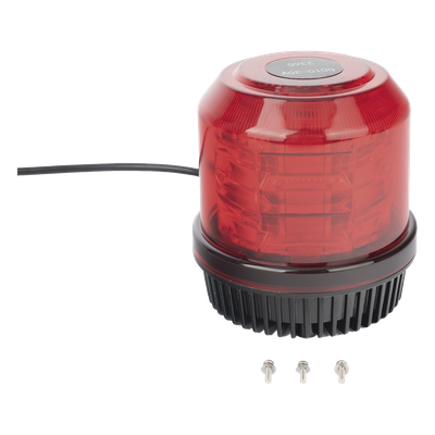 Burbuja de señalización / 12 LEDs rojos / 10-30 VDC / IP66 / 115x126 mm / 24W / Montaje fijo | SIERRA STORE