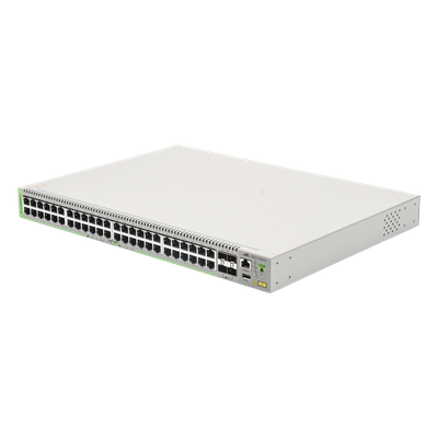 Switch Administrable Capa 3 / 48 Puertos 10/100/1000Mbps / 4 SFP Gigabit / 104 Gbps Switching Fabric / 77.4 Mpps | SIERRA STORE