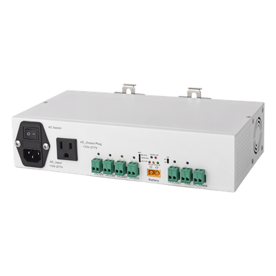 Fuente de Alimentación Dual / 52V 3A + 12V 5A / Respaldo Batería / Riel DIN / Protecciones Sobrecarga-Cortocircuito / -10°C a 60°C | SIERRA STORE
