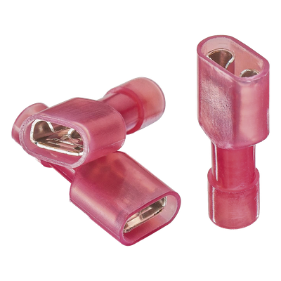 Terminal hembra aislada completa / Baterías con terminal macho F1 / para cables 22-16 AWG / Paquete de 25 piezas | SIERRA STORE