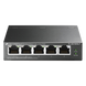 Switch Escritorio No Administrable / 5 Puertos Gigabit / 4 Puertos PoE 802.3af/at / 40 W / Sin Ventilador / 3.9 x 3.9 x 1.0 pulgadas | SIERRA STORE