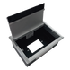 Caja universal vacía de 1 módulo para instalación en escritorio (voz, datos, vídeo, contactos eléctricos), (No incluye accesorios) | SIERRA STORE