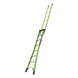 Escalera Combinada 3 en 1 / Fibra de Vidrio / 2.44 m (8 ft) / Capacidad 170 kg (375 lb) / Almohadilla Giratoria / No Conductora | SIERRA STORE