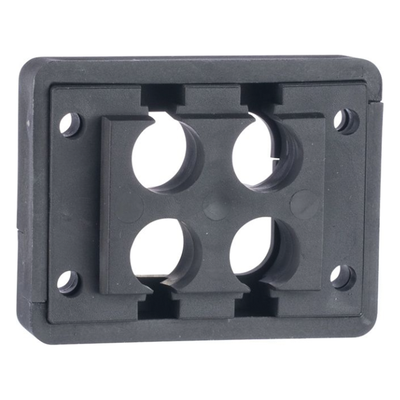 PANDUIT CEST1-B4 - Pasacables de 4 Orificios de Marco Rectangular de 1.81" X 1.42", IP54,  para Cables Terminados, color Negro | SIERRA STORE