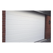 ACCESSPRO GARAGE-127 - Puerta de Garage de Alta Calidad / Linea Central / Color Blanco 12X7 pies,  AISLADA, Estilo Americana | SIERRA STORE