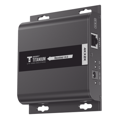 Receptor HDMI Extensor / 4K @ 30Hz / Alcance 120 m (393.7 ft) / Cat 5e/6 / HDbitT / IR / HDCP 1.3 / Switch Gigabit | SIERRA STORE