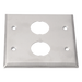 PANDUIT IAEFP2-2G - Placa de Pared Doble Industrial / 2 Puertos / Acero Inoxidable / 4.59x4.5x0.16 in / Montaje Vertical | SIERRA STORE