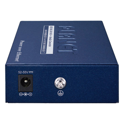 Convertidor de medios PoE++ / 10/100/1000BASE-T / 100/1000BASE-X SFP / 95W 802.3bt / Carcasa metálica / 3.7 x 2.8 x 1.0 pulgadas | SIERRA STORE