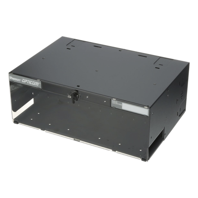 PANDUIT FRME4 - Panel de Distribución de Fibra Óptica, Acepta 12 Placas FAP o FMP, Bandeja Deslizable e Inclinable Hacia Abajo, Hasta | SIERRA STORE