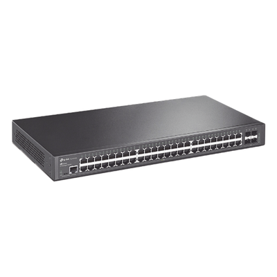 Switch Administrable Gigabit / 48 Puertos RJ45 / 4 Puertos SFP 1G / 104 Gbps / Sin Ventilador / PoE No Incluido | SIERRA STORE