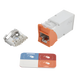 SIEMON Z6-09 - Jack UTP Categoría 6 / Montaje Híbrido Plano y Angulado / IDC Diagonal / Color Naranja | SIERRA STORE