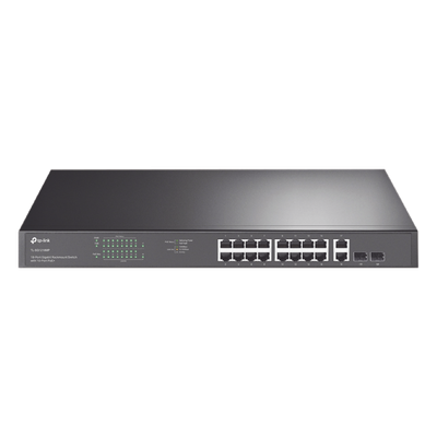 Switch PoE / 16 Puertos Gigabit / 2 SFP / 2 Combo / 250W PoE / 36 Gbps / Rackmount | SIERRA STORE