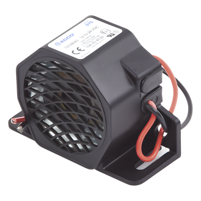 Alarma de Reversa Vehicular / 107 dBA / 12-24 VDC / Sensor de Ruido Ambiental / Nylon Reforzado con Fibra de Vidrio / -40 °F a 185 °F | SIERRA STORE