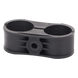 Sujetador Plástico para Cable Coaxial / Doble Soporte / 1-5/8 in / Máx 2 in (51 mm) / Varilla 3/8' o M10 | SIERRA STORE