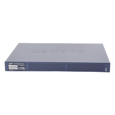 Switch PoE Industrial Capa 3 / 24 Puertos Gigabit 802.3af/at / 4 SFP Compartidos 100/1000X / Rango de Temperatura -40 ~ 75°C / Gestión | SIERRA STORE