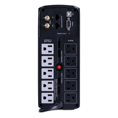 UPS de 1000 VA/600 W, Topología Línea Interactiva, Entrada 120 Vca NEMA 5-15P, Tipo Torre, Con 10 Tomas NEMA 5-15R, 5 años de garantía | SIERRA STORE