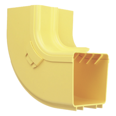 PANDUIT FRIVRA4X4LYL - Bajada Vertical Interior 90° / Radio de Curvatura 50.8 mm / Canaleta 4x4 / Tapa Integrada / PC/ABS / Amarillo | SIERRA STORE