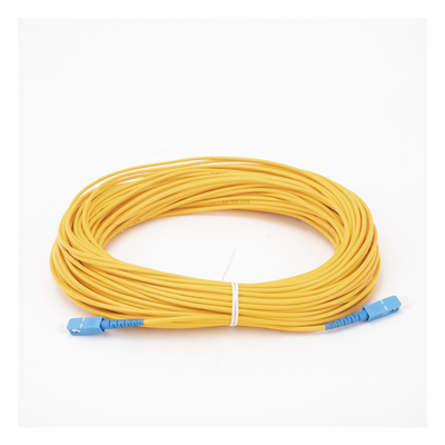 LINKEDPRO BY EPCOM LPSM3SCUSCUS40 - Jumper de Fibra Óptica / Monomodo OS2 G.652D / SC/UPC-SC/UPC / Simplex / 3mm / 40m (131.23 pies) | SIERRA STORE