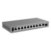 Switch PoE Gigabit Smart Cloud-Managed / 11 Puertos / 8 Puertos PoE+ 120 W / 1 Puerto SFP Uplink / Capa 2 / Sin Ventilador / | SIERRA STORE
