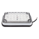 Luz de Advertencia LED / 6x4 pulgadas / Bicolor Rojo/Claro / 66 LED / 12 VCC / 10 Modos de Destello / Montaje Permanente | SIERRA STORE