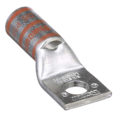 PANDUIT LCA3/0-38-X - Terminal de Compresión de Cobre / Orificio 3/8 in (9.5 mm) / Cable 3/0 AWG / Estañado / 35 kV / 90 °C | SIERRA STORE