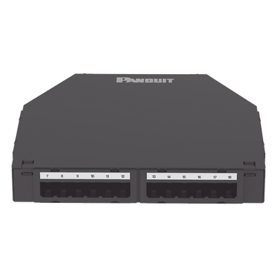 PANDUIT CUFMB24BL - Caja de Consolidación / 24 Puertos Mini-Com / Aluminio / Instalación Piso o Pared / 1.7 in (43 mm) Profundidad | SIERRA STORE