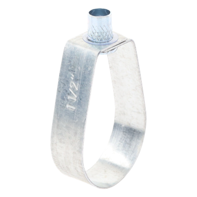 Abrazadera Tipo Pera / 1 1/2" (50 mm) / Carga 236 kg / Tuerca 3/8" / Monobloque Sin Tornillos / Cincado Electrolítico 5 micras | SIERRA STORE