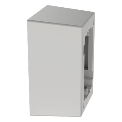 PANDUIT JB1DWH-A - Caja de Pared Superficial / ABS / 133x88.5x69.8 mm / Salidas 1/2-3/4-1 in / Cinta Adhesiva / Blanco | SIERRA STORE