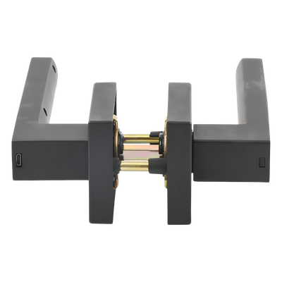 Manija Biométrica Inteligente / Sensor de Huella Exterior / 30 Usuarios / Cierre Automático 5 s / Reversible Izq-Der / Backset 60-70 | SIERRA STORE